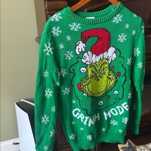 Green Grinch Mode Sweater